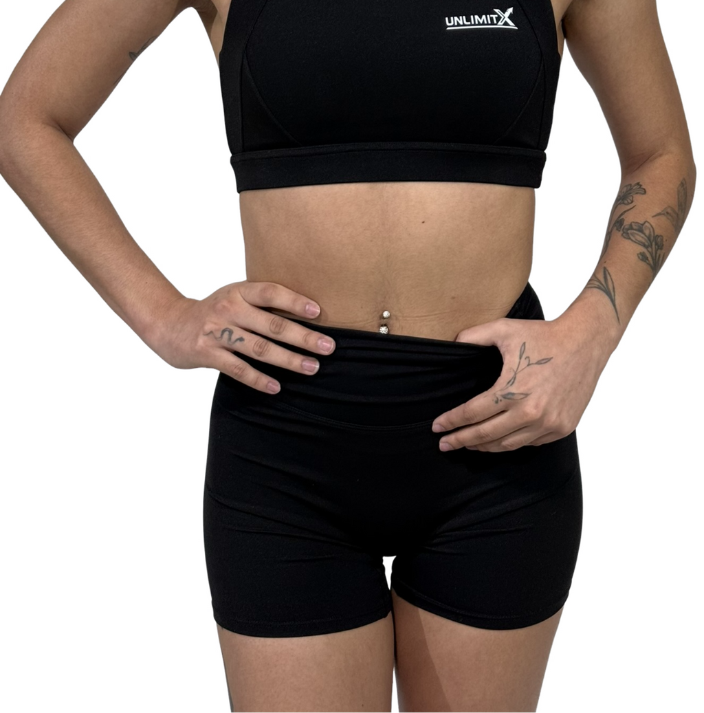 UnlimitX High-Waist Training Shorts
