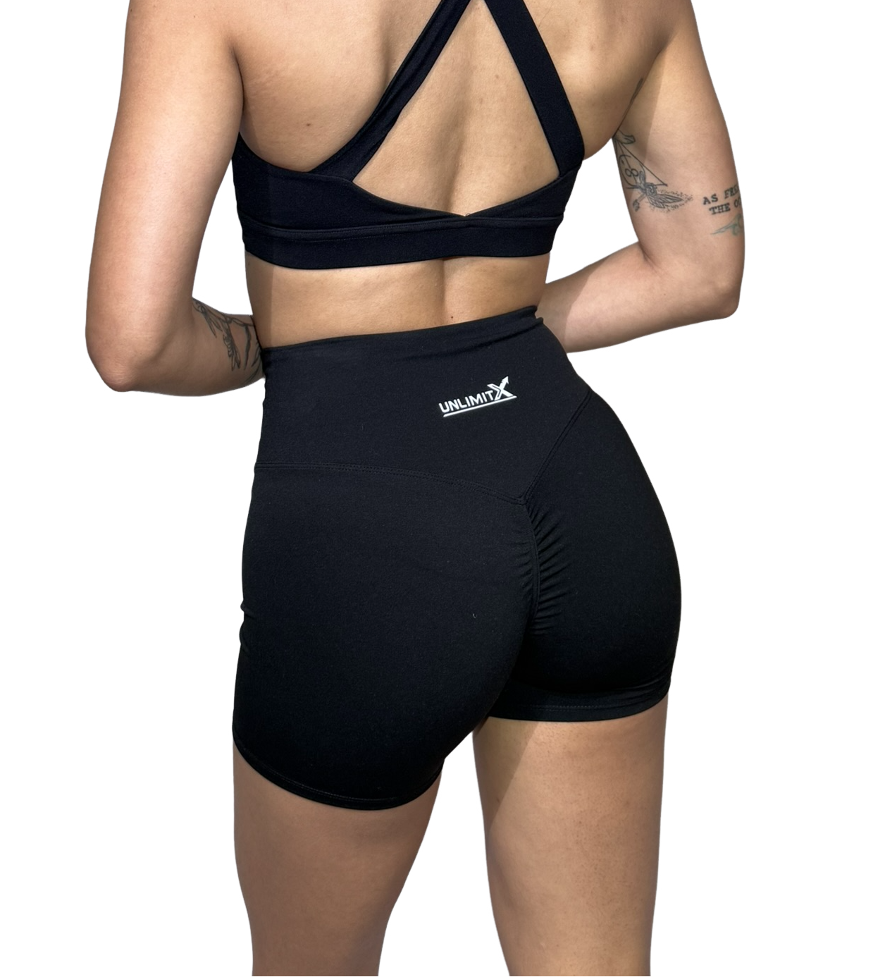 UnlimitX High-Waist Training Shorts